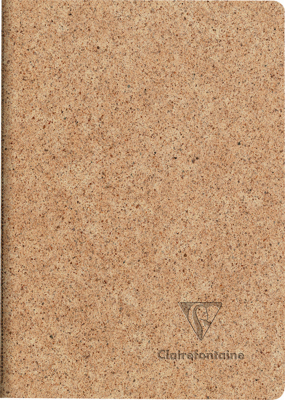 Clairefontaine Notizheft A6, liniert, Fadenheftung, 96 Seiten, 90 g/m² – cacao