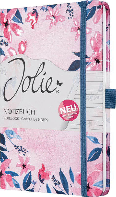 Sigel Notizbuch, A5, liniert, Fadenheftung, Hardcover, 174 Seiten, perforiert, 80 g/m² – mehrfarbig
