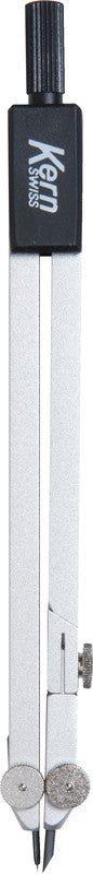 KERN Zirkel – Schenkellänge 15 cm, Radius 20 cm, Messing, Silber
