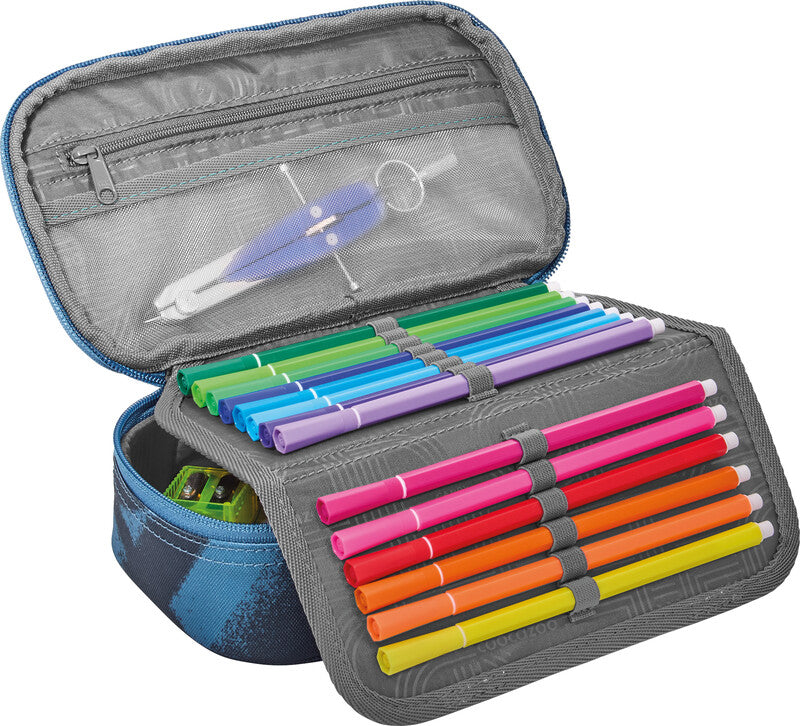 Coocazoo Every Schlamperetui, gefüllt – Graffiti Groove – Kunststoff – 23,0 × 7,0 × 12,0 cm