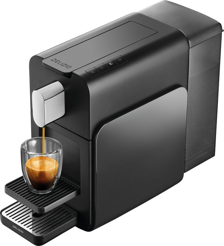 Delizio Brava Kapselmaschine – für Delizio-Kapseln, 1,3 l, Schwarz