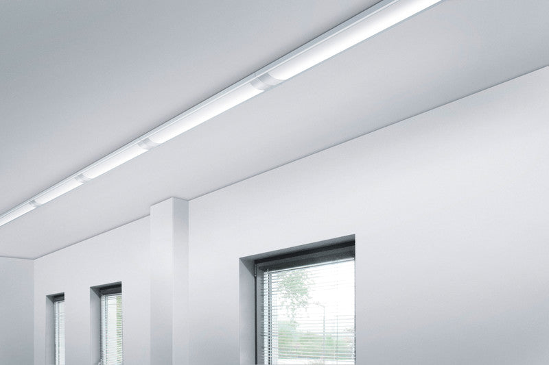 Hansa Deckenleuchte LED 40-124 – 4'400 K – 2'956 lm 2 × 40 W – 124 × 12,4 × 4,6 cm