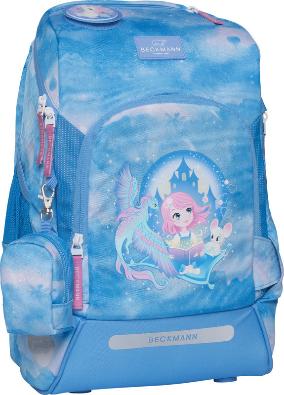 Beckmann Schulrucksack Active Air Flx – 6-teilig – Fairytale – 26,0×39,0×22,0 cm – recycelte Materialien
