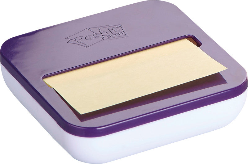 Post-It Stiftschlaufe – Kunststoff, violett/weiss, 76 × 76 mm