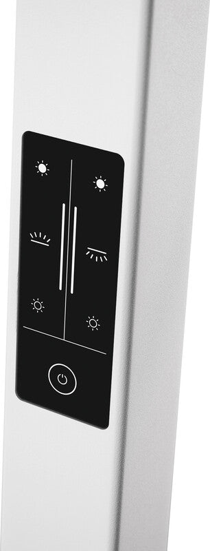 Hansa Saphir Plus Stehleuchte – 4000 K Neutralweiss, dimmbar, mit Bewegungs- & Tageslichtsensor, 11000 lm