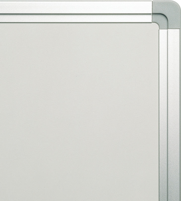 Berec Whiteboard – 300 × 150 cm, Emaille, magnetisch, Aluminiumrahmen, inkl. Ablageschale, Marker, Montagesatz