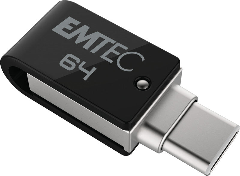 Emtec T260C USB-Stick – 64 GB, USB 3.2, Lesegeschwindigkeit bis 180 MB/s