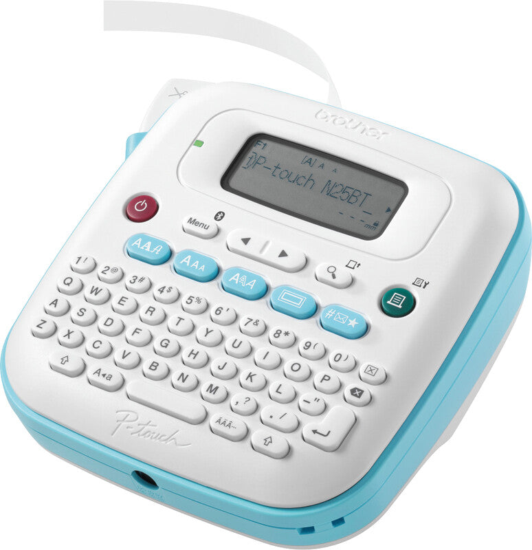 Brother P-touch PT-N25BT – Beschriftungsgerät, für Schriftbänder bis 12 mm, App-Steuerung (iOS/Android), LCD