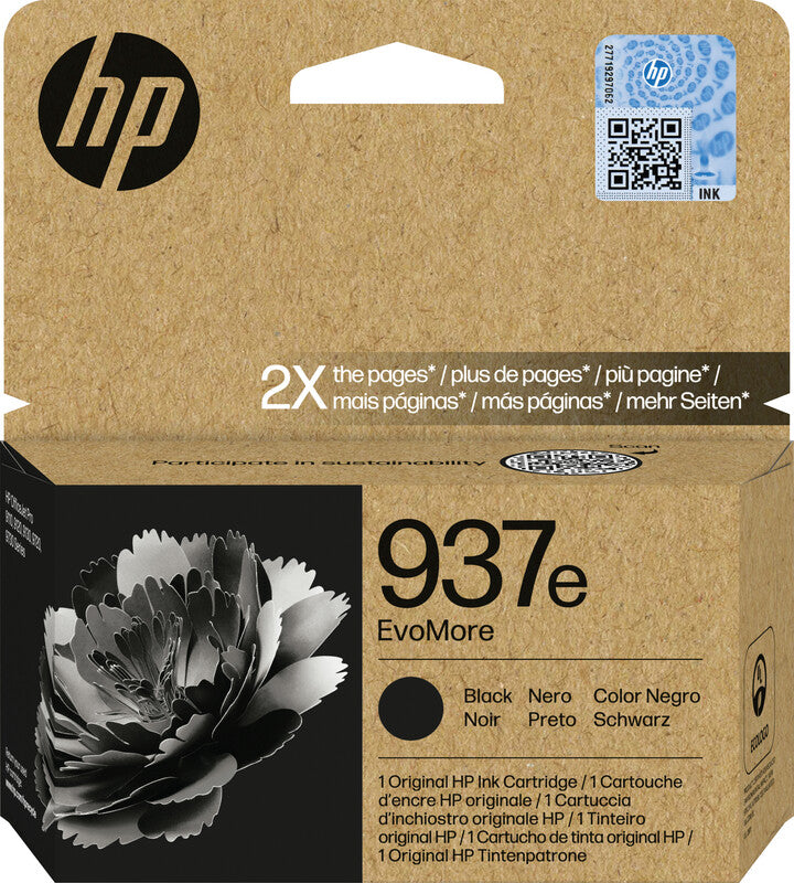HP Tintenpatrone 937e, Schwarz, 2'500 Seiten – für Inkjetdrucker