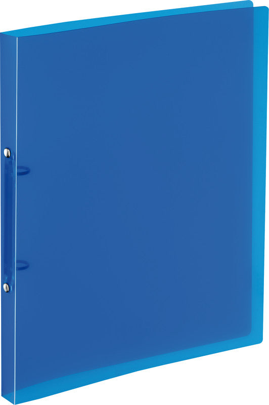 Kolma Zeigebuch Easy – A4 Hochformat – 2-Ring-Mechanik, Ø 10 mm, Rücken 20 mm – Blau, Recyclingfähig