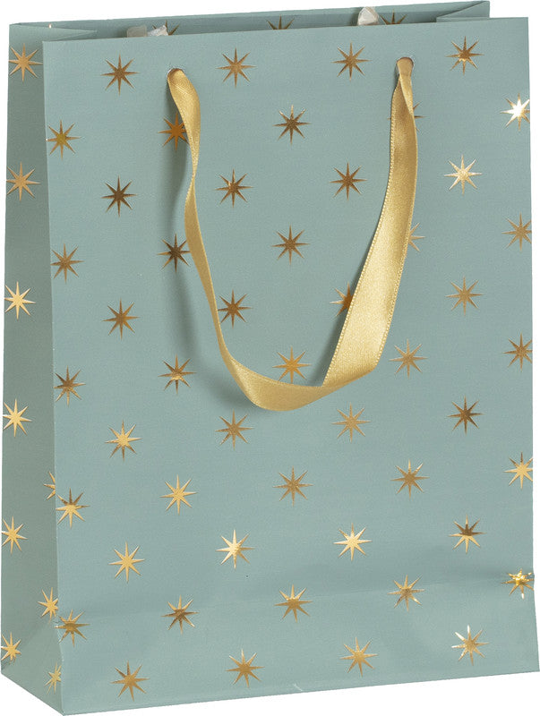 Clairefontaine Tragetasche – In den Wäldern – Beschichtetes Papier, Satinband und Ösen – 170 × 220 × 60 mm