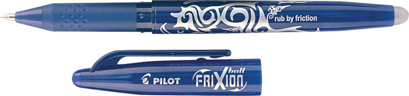 Pilot FriXion Ball Gelschreiber – blau, 0,7 mm, radierbar, Kappe, nachfüllbar