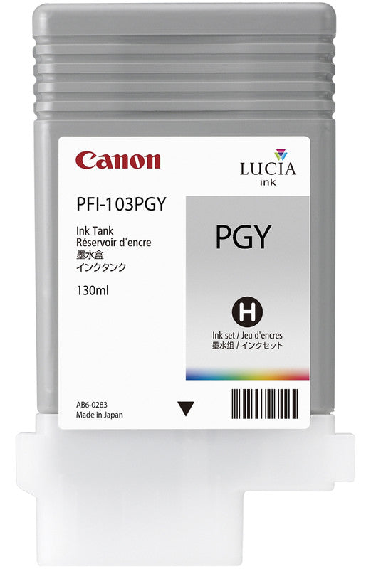 Canon Tintenpatrone PFI-103PGY, Fotograugrau, 130 ml