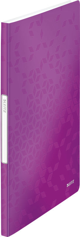 Leitz WOW Sichtbuch für A4, 20 Hüllen – Polypropylen – Violett