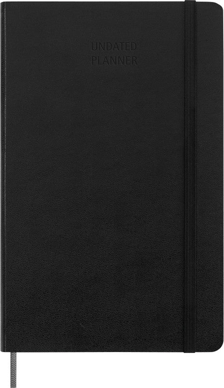 Moleskine Wochenplaner – undatiert, 13 × 21 cm, schwarz