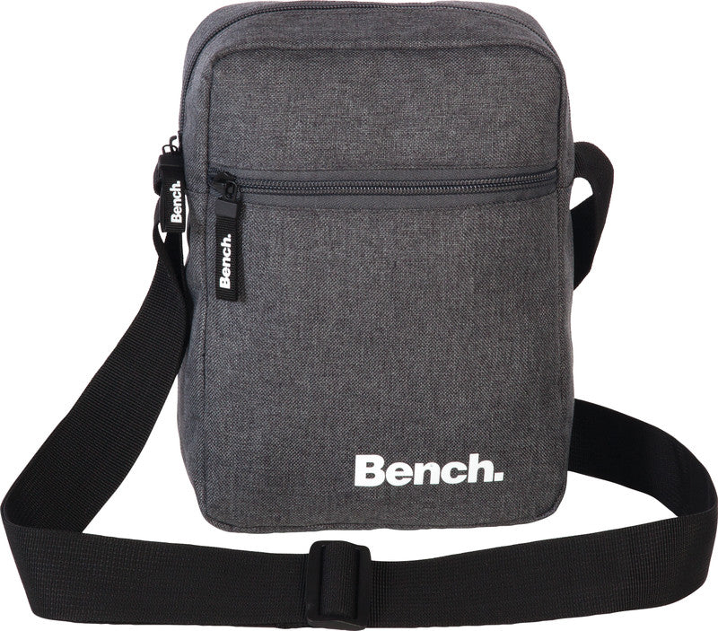 Bench Umhängetasche – 3 l, Polyester, Dunkelgrau, 17 × 23 × 8 cm