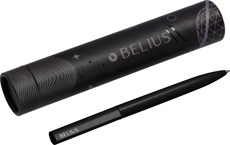 Belius Kugelschreiber – Schwarz, Aluminium