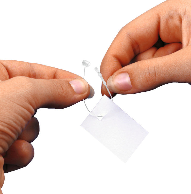 Sigel Nylonfaden – 125 mm, transparent, für Hängeschilder, 1000er-Pack