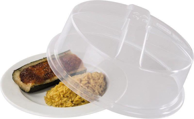 Xavax S Capo – Mikrowellenhaube Ø 22 × 10,3 cm, Kunststoff, transparent