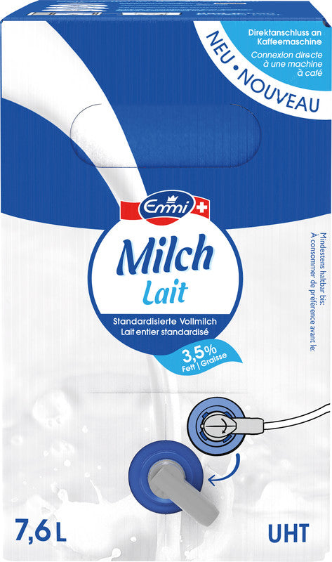 EMMI Vollmilch UHT – 3,5% Fett – 7,6 l