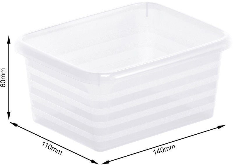 Rotho Formatkörbchen Linus – für A7-Formate – 110 × 60 × 140 mm