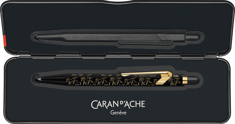 Caran d-Ache Caran d'Ache Kugelschreiber – Schwarz, seidenmatt, Aluminium