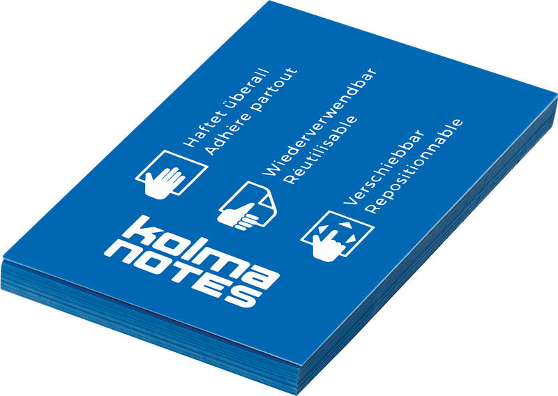 Kolma Haftnotizen – 52×74 mm – Neonblau, 100 Blatt