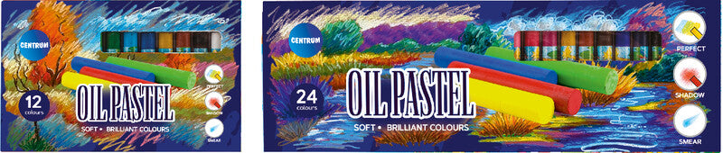 Centrum Ölpastelle, 12 Farben (sortiert), 12er-Set