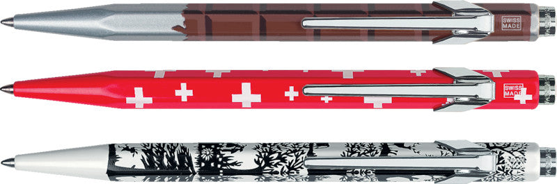 Caran d-Ache Kugelschreiber – mehrfarbig, Aluminium, bedruckt