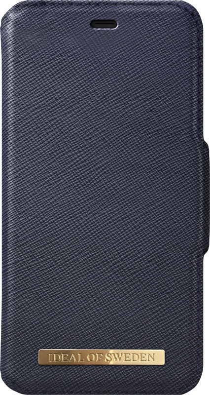 Ideal of Sweden – Booklet-Hülle Saffiano Navy – für Apple iPhone 11 Pro – mit Kartenfach, Magnetverschluss