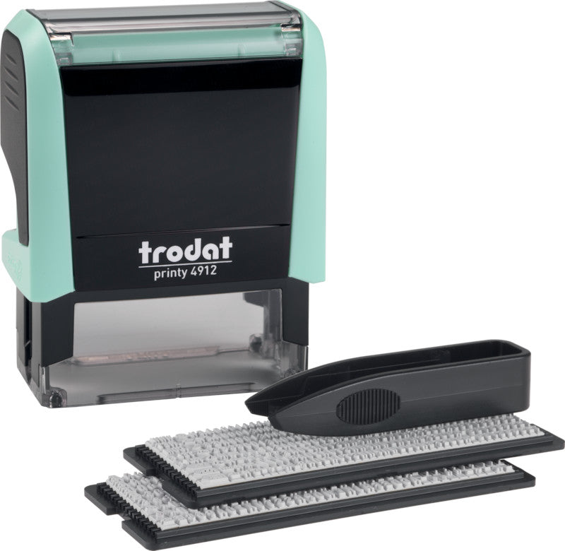 Trodat Motivstempel Printy 4912 – Text: zum Selbersetzen, selbstfärbend, 47 × 18 mm