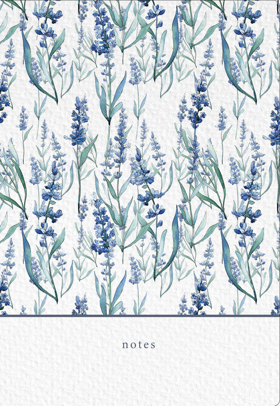 Natur verlag Notizbuch – A5 – 80 g/m² – gebunden, abgerundete Ecken, Lesebändchen – Lavendel – FSC