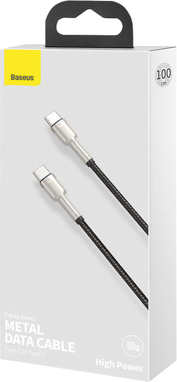 Baseus USB-Kabel, USB-C zu USB-C, 1 m, USB 2.0, für Geräte mit USB-C-Buchse