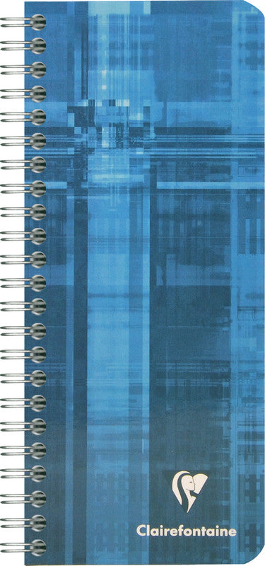 Clairefontaine Spiralblock, kariert, Spiralbindung, Karton, 90 Blatt, 90 g/m² – farbig sortiert
