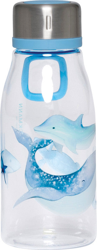 Beckmann Trinkflasche Classic – 4 dl – Kunststoff (Tritan), Schraubverschluss, auslaufsicher – Ocean