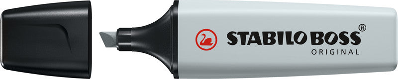 STABILO BOSS Original Textmarker seidengrau – Keilspitze, 2–5 mm