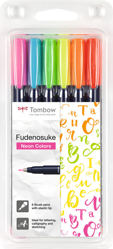 Tombow Auswaschbare Filzstifte, 6 Stk.