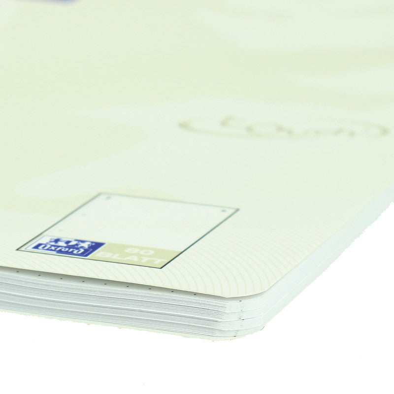 Oxford Collegeblock, Karton, 80 Blatt, 4-fach gelocht, perforiert, 90 g/m² – Sand, für SCRIBZEE App
