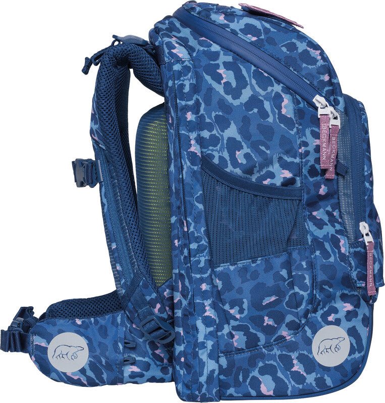 Beckmann Schulrucksack Active Air Flx – Cheetah – 26,0×39,0×22,0 cm – recycelte Materialien