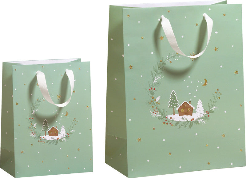 Zoewie Tragetasche – Peaceful Christmas – Papier, 200 g/m2, mattkaschiert – 170 × 225 × 92 mm