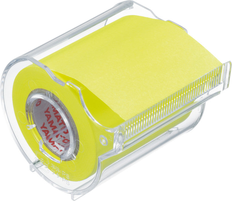 Yamato Haftnotizen – 50×10000 mm – gelb, mit Spender, auf Rolle, Papier