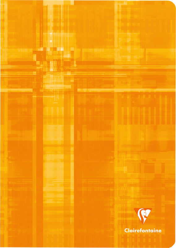 Clairefontaine Notizheft, A4, liniert, Klammerheftung, 80 Seiten, 90 g/m² – sortiert