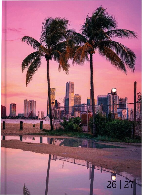 Biella mydiary Schüleragenda – 1 Tag/Seite, gebunden, 12 × 16,5 cm, Aug–Jul, Miami, FSC