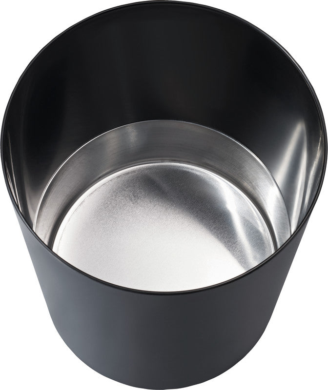 Zwingo Sicherheitspapierkorb – 20 l – Kunststoff, schwarz – TÜV – Ø 280 × H 340 mm