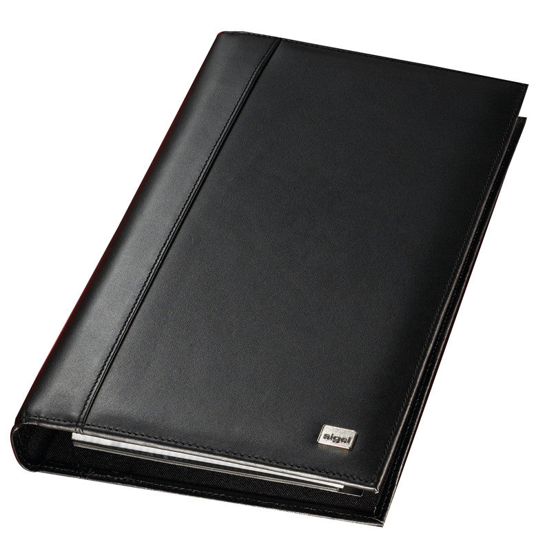 Sigel Visitenkartenalbum – Leder, Schwarz, 160×35×275 mm