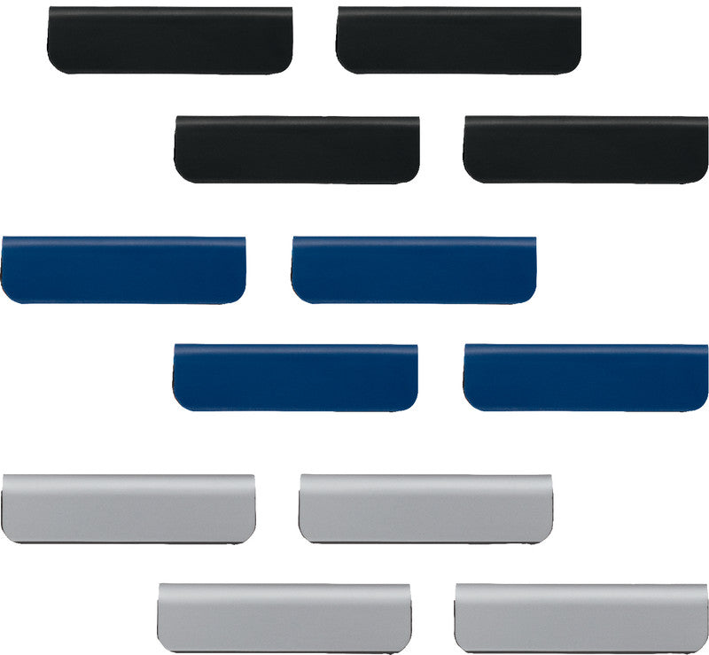 Durable Durafix Magnetclip – 60 × 17 mm, schwarz, selbstklebend, wiederablösbar, magnetisch, 5er-Pack