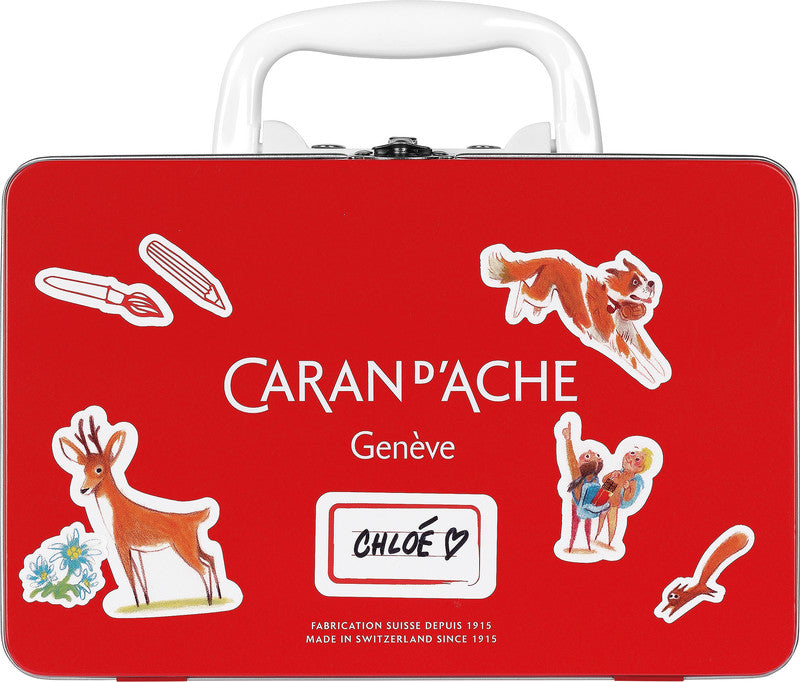 Caran d-Ache Caran d'Ache – Bastelset Swisscolor – 12 Farbstifte – 200 × 145 × 52 mm