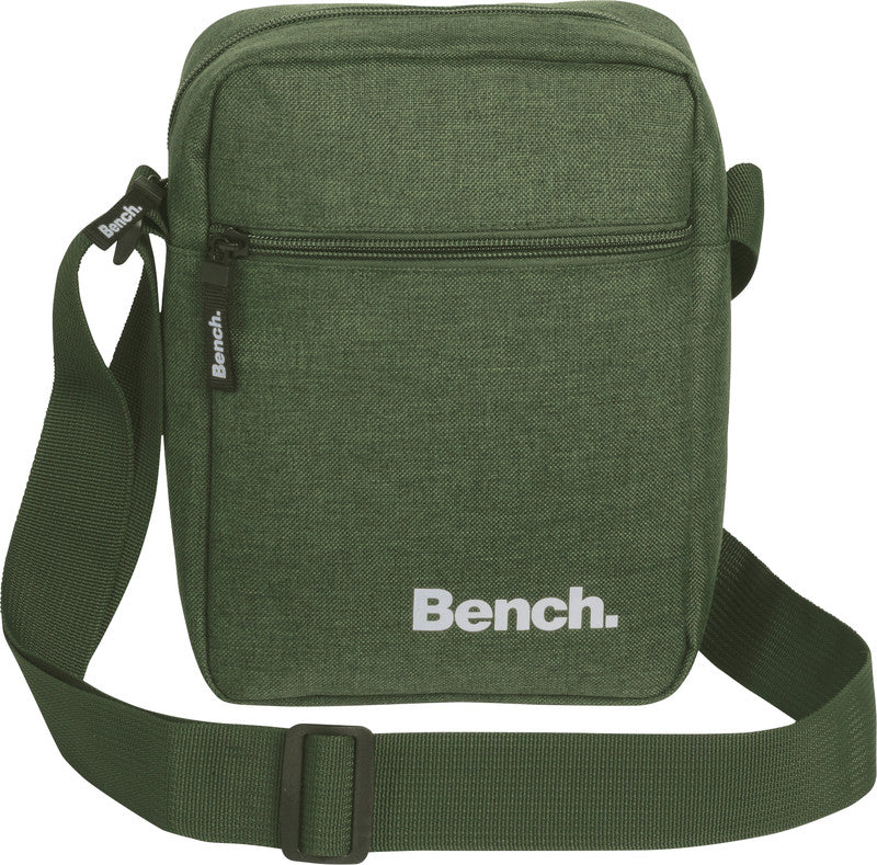 Bench Classic Umhängetasche – 3 l, Polyester, Khaki, 17 × 23 × 8 cm