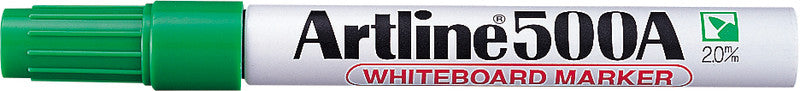 Artline Whiteboard-Marker 500A – Rundspitze 2 mm – Grün – Trocken abwischbar