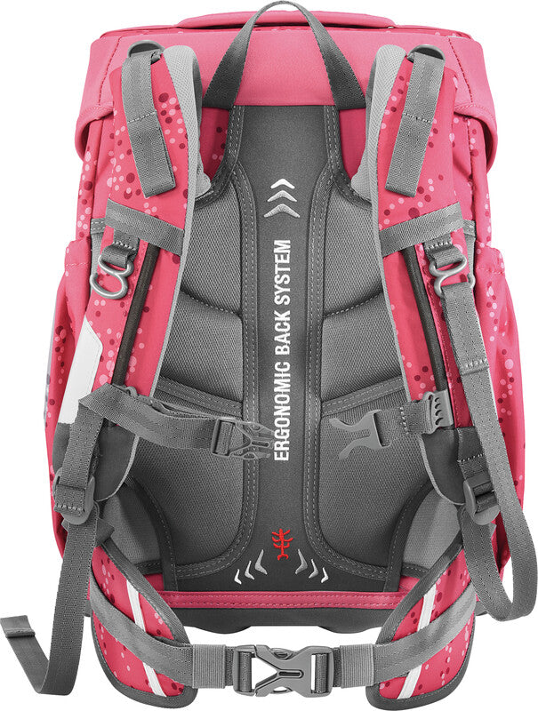 Step by Step Schulrucksack-Set – 4-teilig – Pink Bubbles